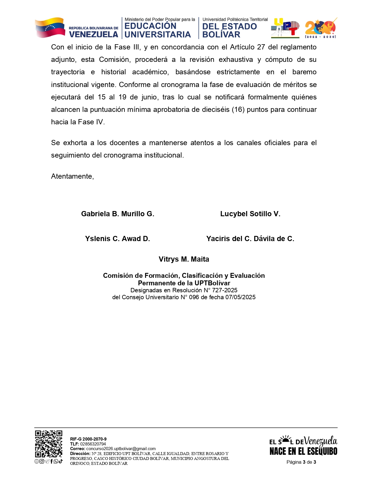Información UPTBolívar 3